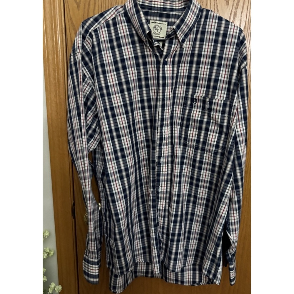 GUNNISON CREEK OUTFITTERS  Men's  Shirt . Size: Large. Multicolor (Plaid).